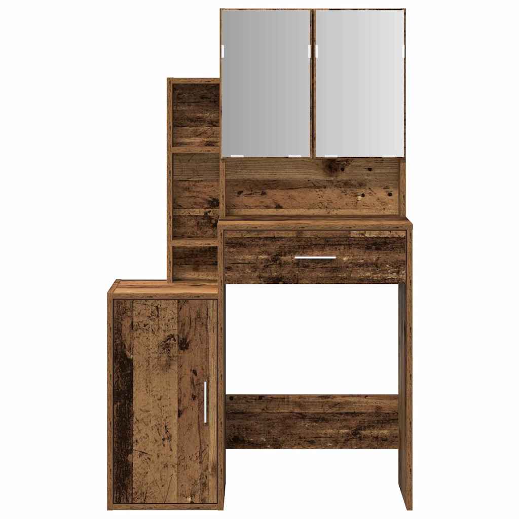Coiffeuse Bois Ancien 80 x 35 x 132 cm Bois d'ingénierie - XIOS