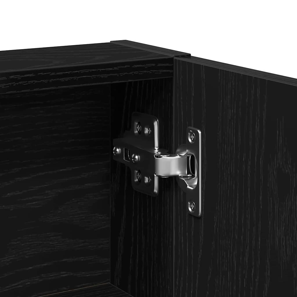 Coiffeuse Chêne noir 80 x 35 x 132 cm Bois d'ingénierie - XIOS