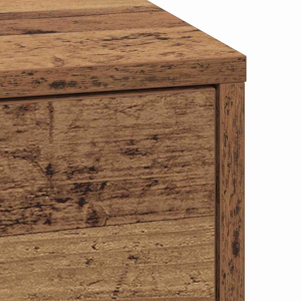 Cabinet de chevet Bois ancien 38 x 34 x 61 cm Bois d'ingénierie - XIOS