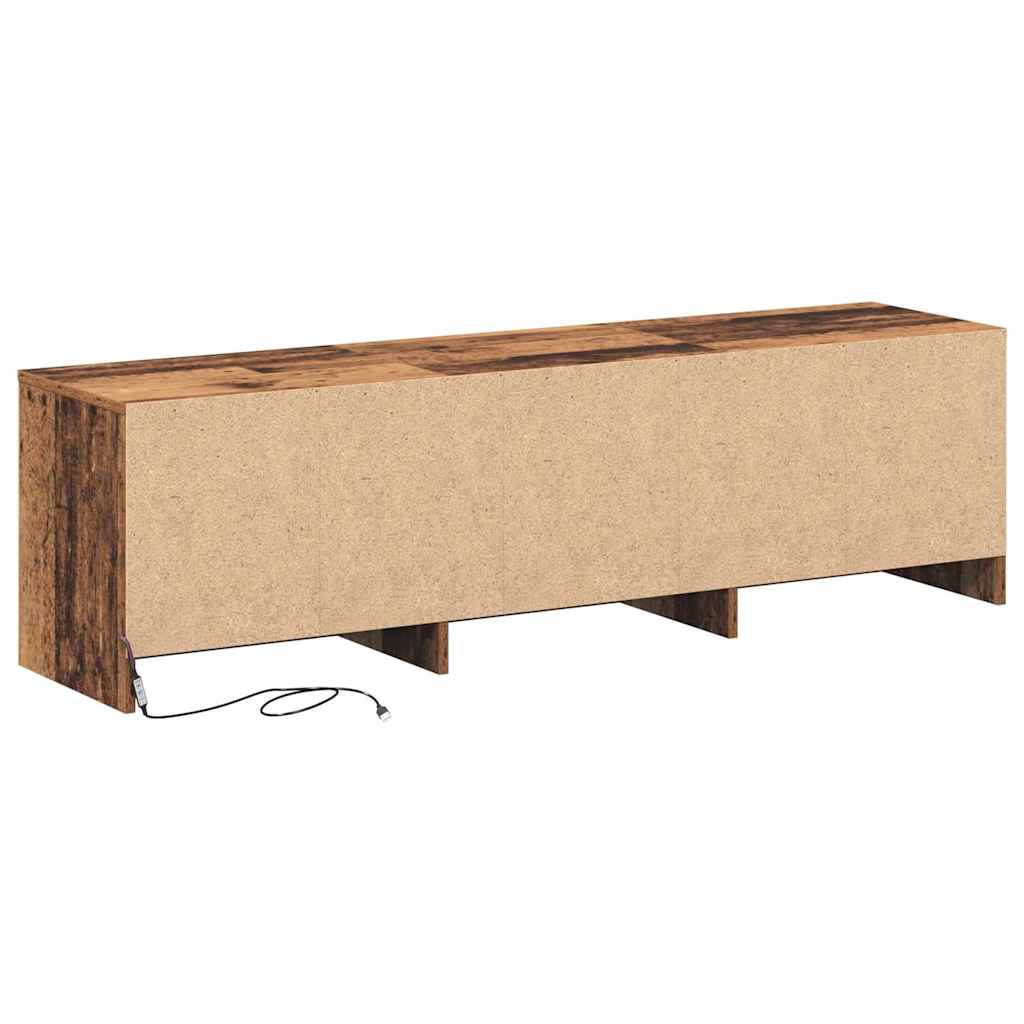 Meuble TV Bois ancien 140 x 34 x 40 cm Bois d'ingénierie - XIOS