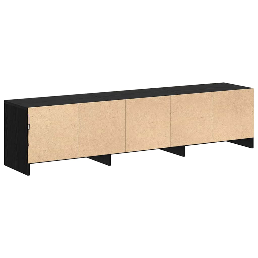 Meuble TV Chêne noir 162,5 x 34 x 40 cm Bois d'ingénierie - XIOS