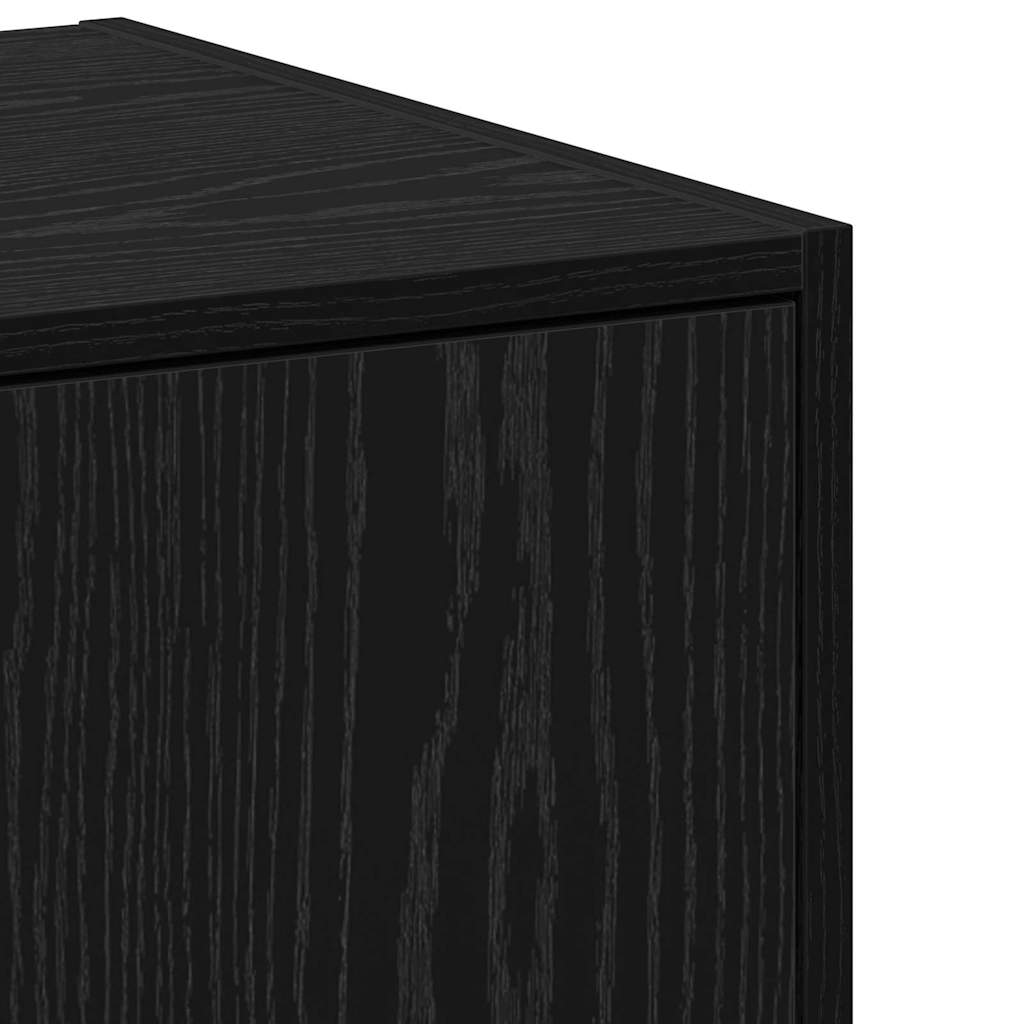 Armoire de pharmacie Chêne noir 40x41x77,5 cm Bois d'ingénierie