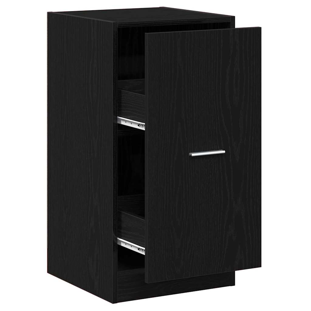 Armoire de pharmacie Chêne noir 40x41x77,5 cm Bois d'ingénierie