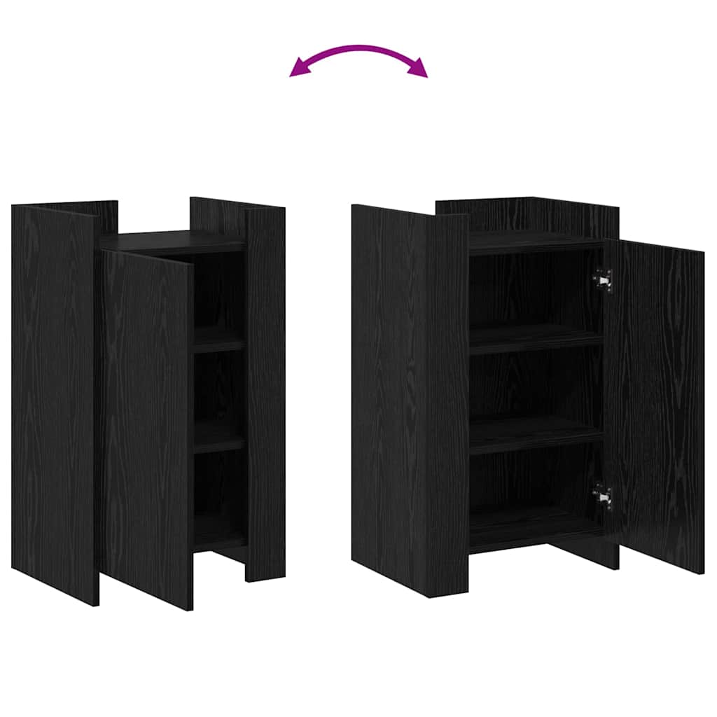 Buffet Chêne noir 45 x 35 x 75 cm Bois d'ingénierie - XIOS