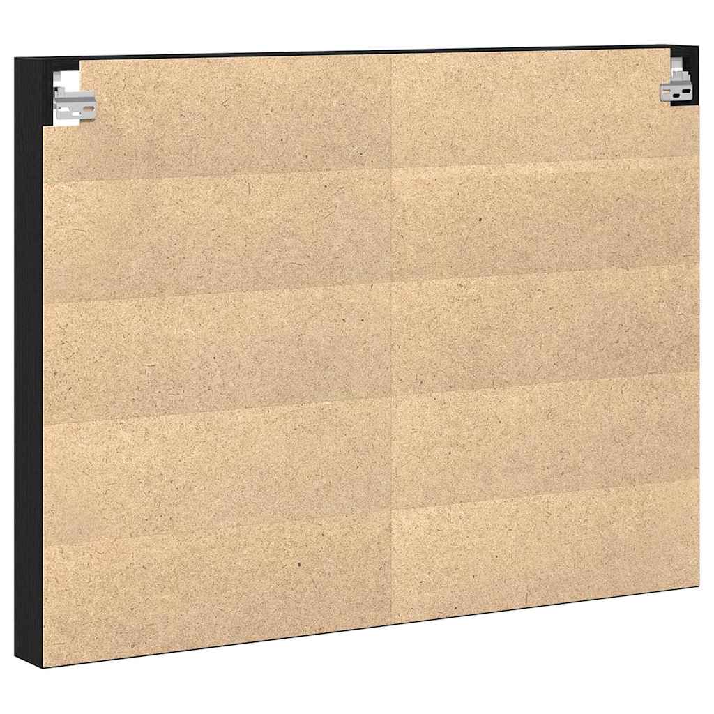 Vitrine Chêne noir 100 x 8,5 x 75 cm Bois d'ingénierie - XIOS