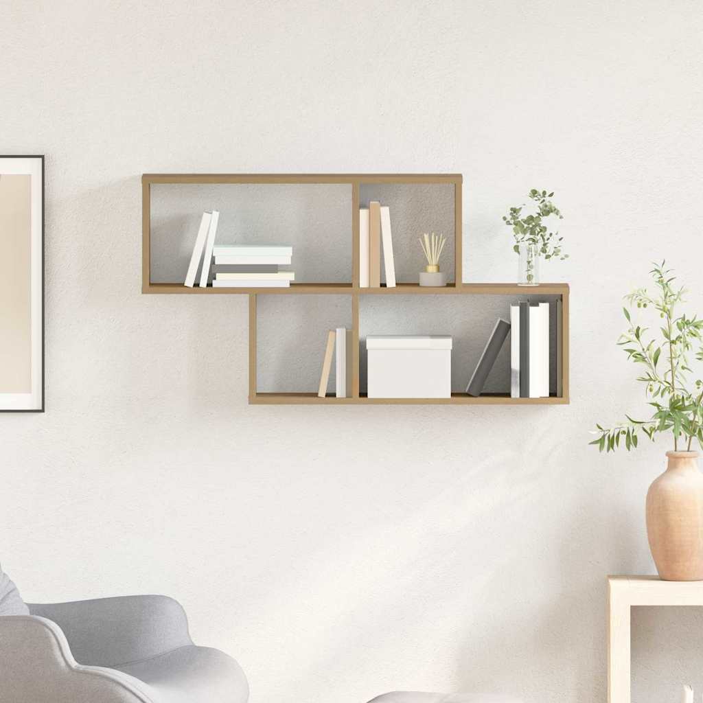 Étagère Murale avec étagère Montage mural Autre chêne artisanal - XIOS