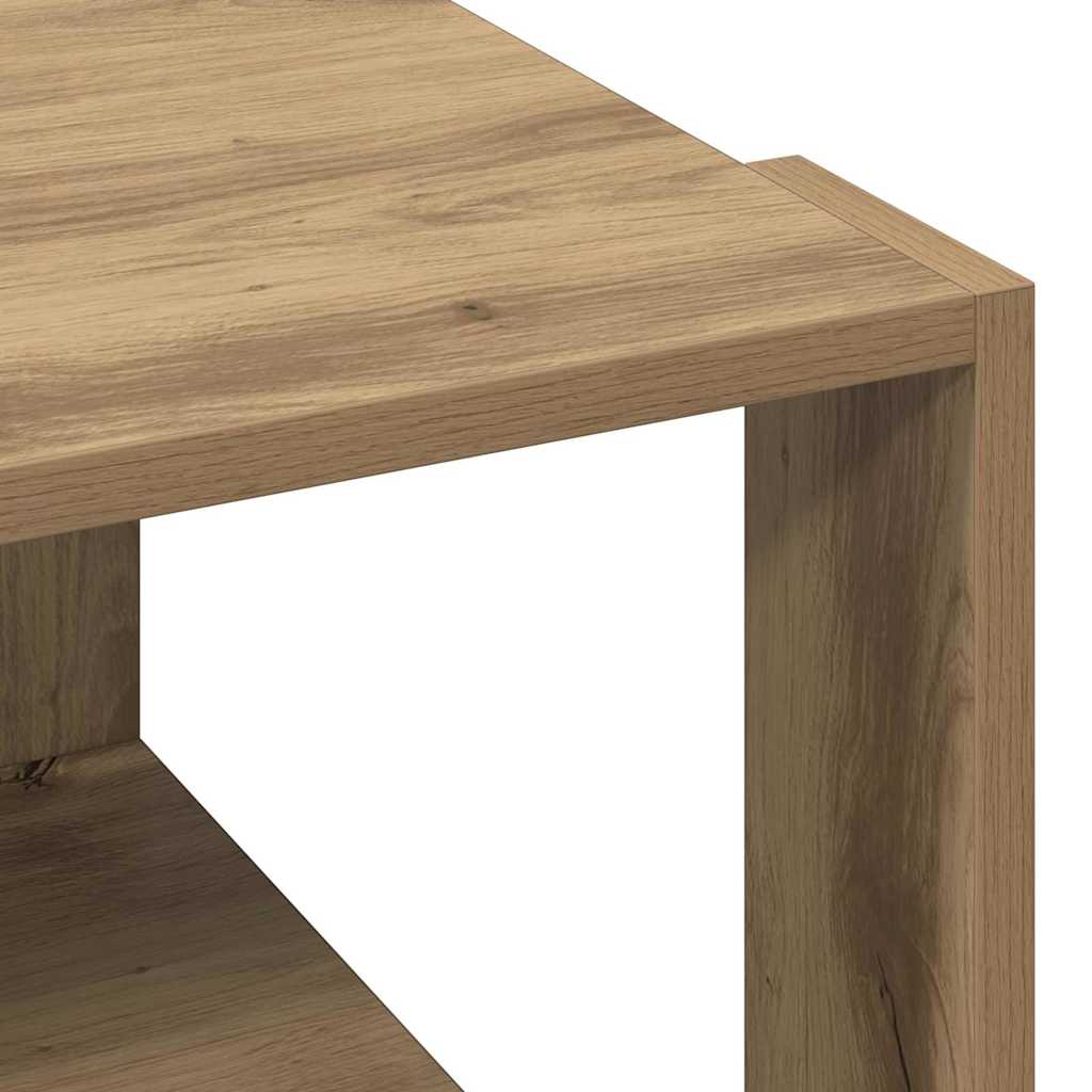 Table basse chêne artisanal 51.5 x 51.5 x 30 cm - XIOS