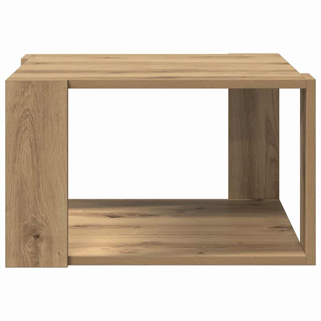 Table basse chêne artisanal 51.5 x 51.5 x 30 cm - XIOS