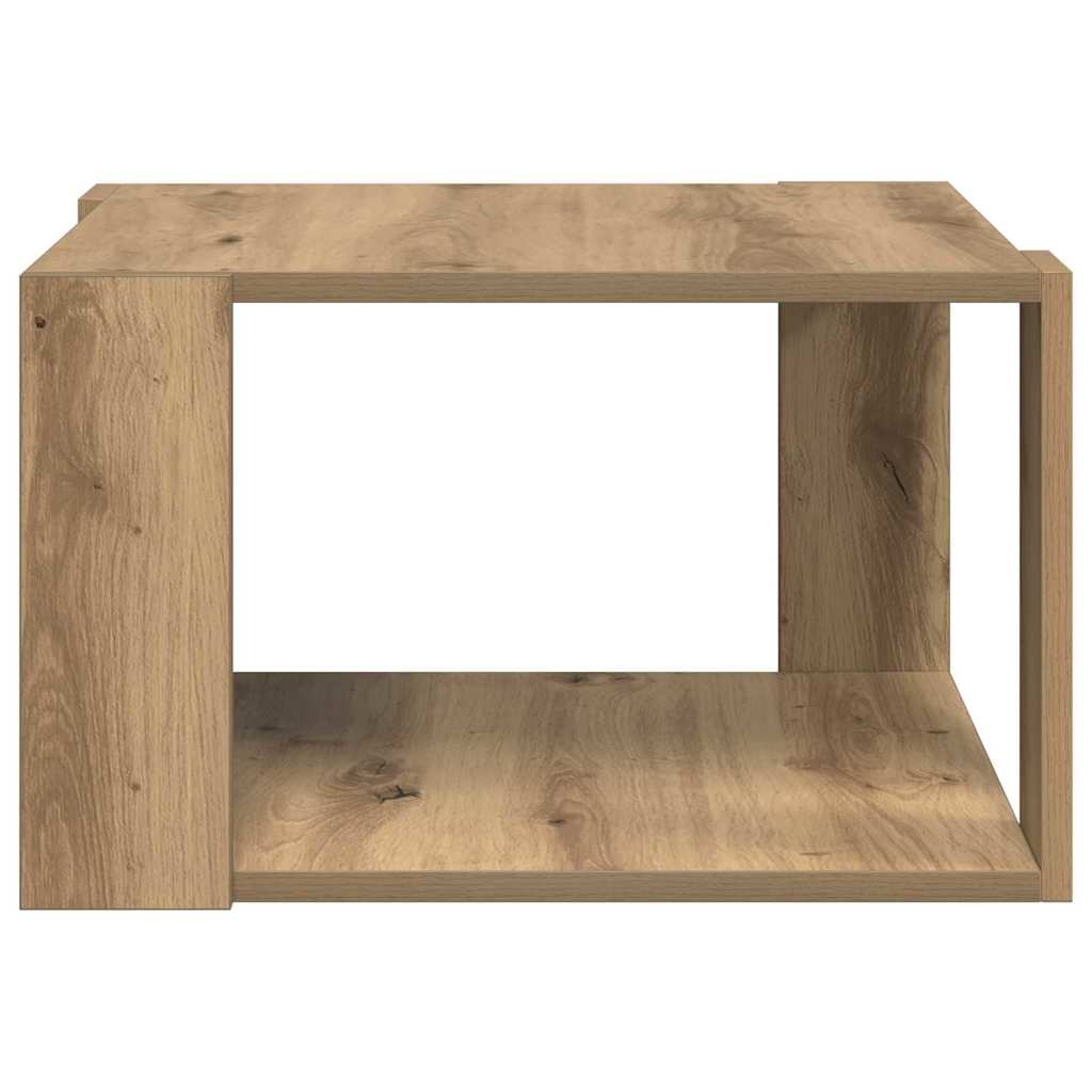 Table basse chêne artisanal 51.5 x 51.5 x 30 cm - XIOS