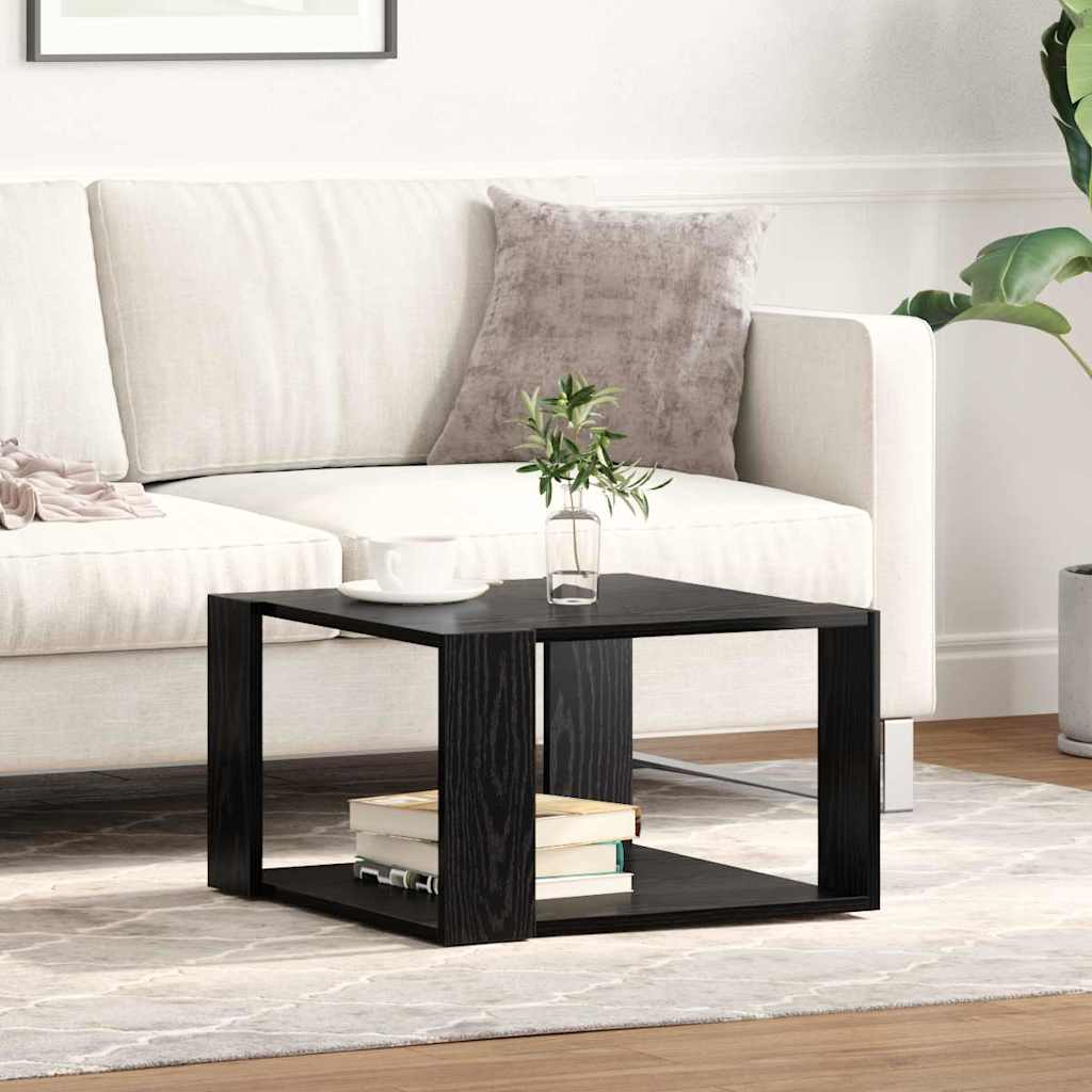 Table basse Chêne noir 51.5 x 51.5 x 30 cm Bois d'ingénierie - XIOS