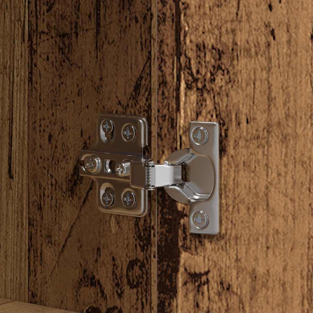 Meuble TV Marron 139,5 x 34 x 50 cm Bois d'ingénierie - XIOS