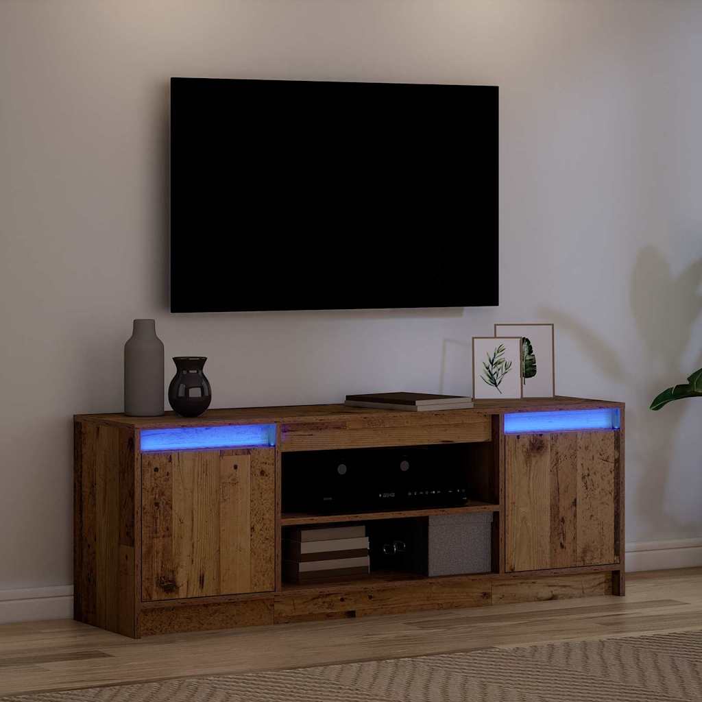 Meuble TV Marron 139,5 x 34 x 50 cm Bois d'ingénierie - XIOS
