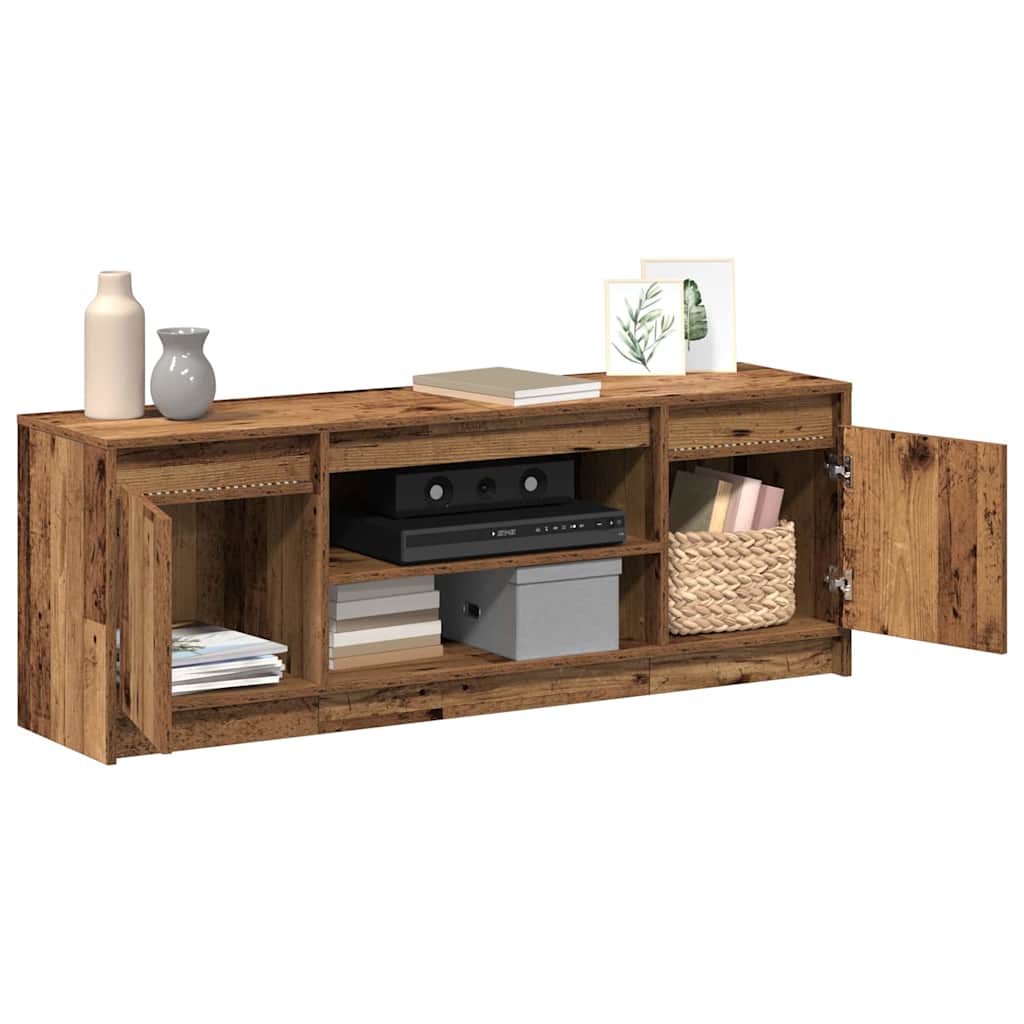 Meuble TV Marron 139,5 x 34 x 50 cm Bois d'ingénierie - XIOS