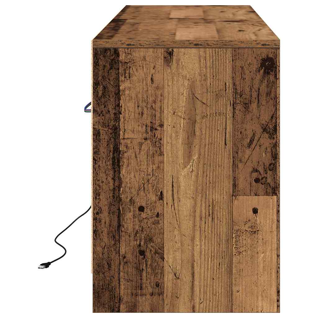Meuble TV Marron 139,5 x 34 x 50 cm Bois d'ingénierie - XIOS