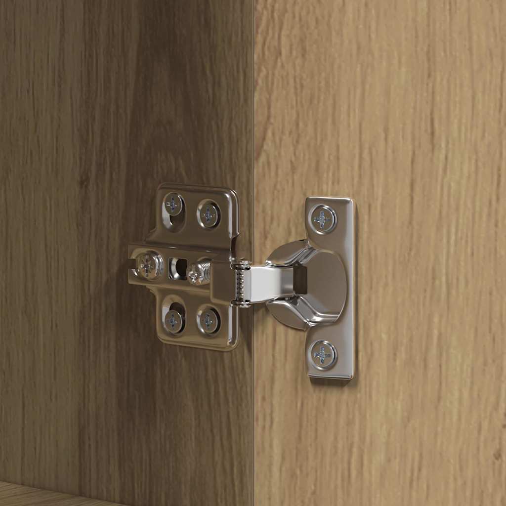 Meuble TV Marron 139,5 x 34 x 50 cm Bois d'ingénierie - XIOS
