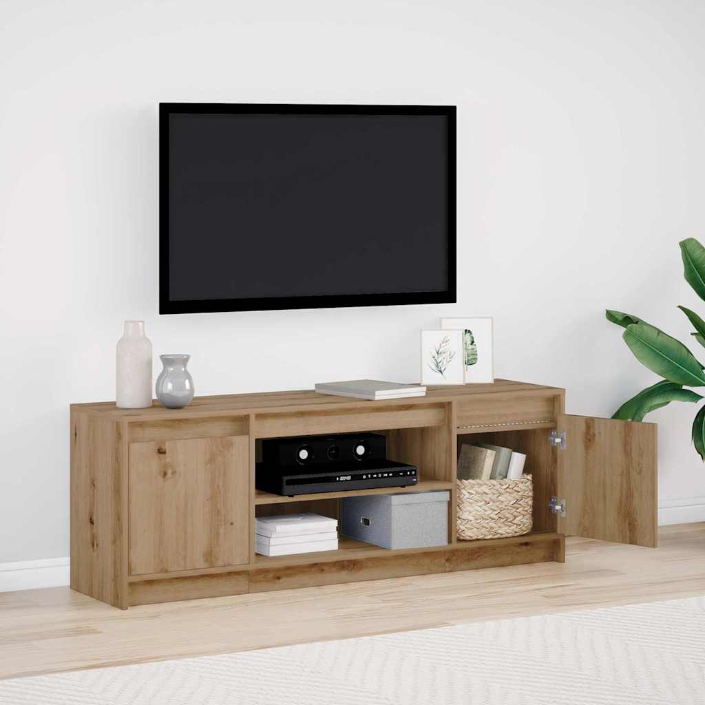 Meuble TV Marron 139,5 x 34 x 50 cm Bois d'ingénierie - XIOS