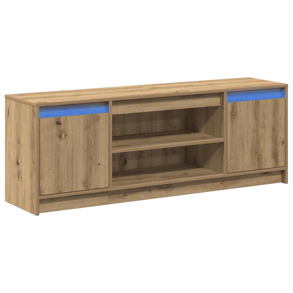 Meuble TV Marron 139,5 x 34 x 50 cm Bois d'ingénierie - XIOS