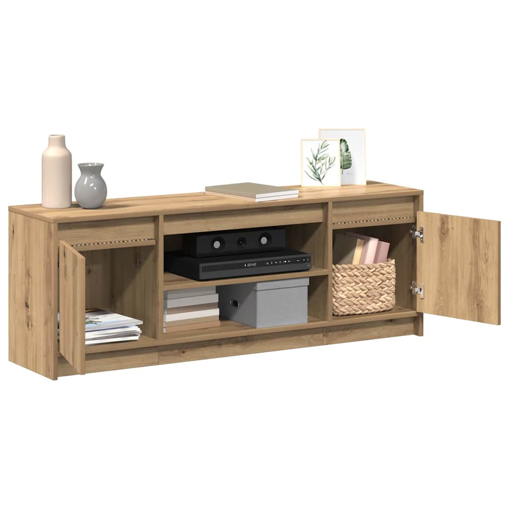 Meuble TV Marron 139,5 x 34 x 50 cm Bois d'ingénierie - XIOS