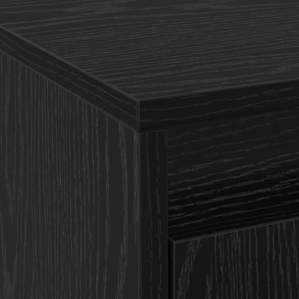 Meuble TV Noir 139,5 x 34 x 50 cm Bois d'ingénierie - XIOS