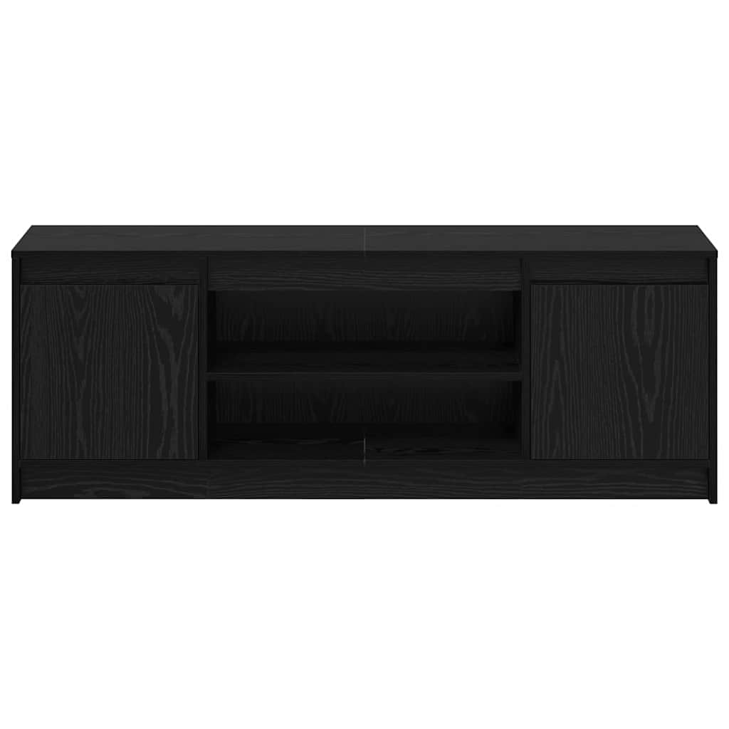 Meuble TV Noir 139,5 x 34 x 50 cm Bois d'ingénierie - XIOS