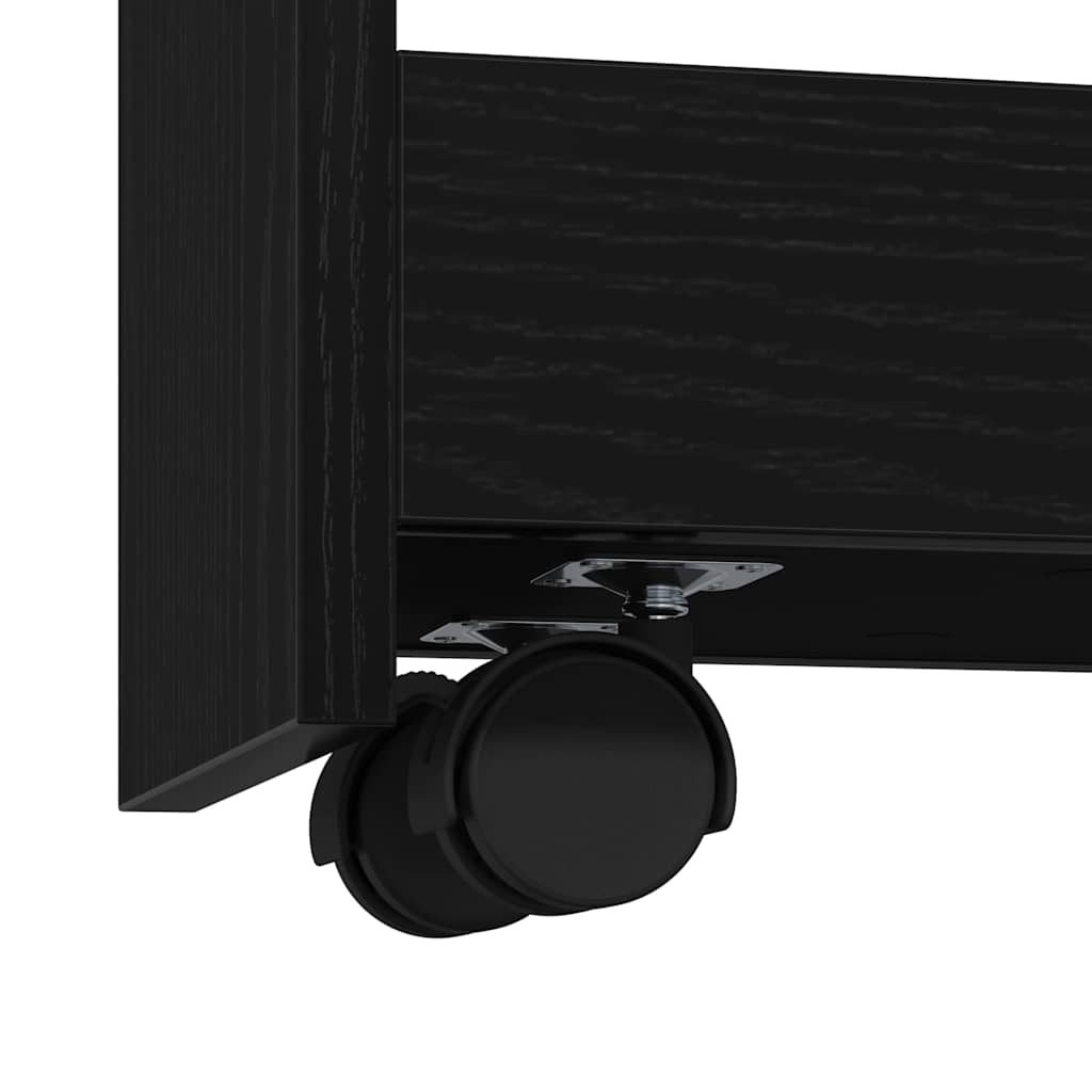 Chariot de Rangement Étroit Chêne noir 60 x 20 x 82 cm - XIOS