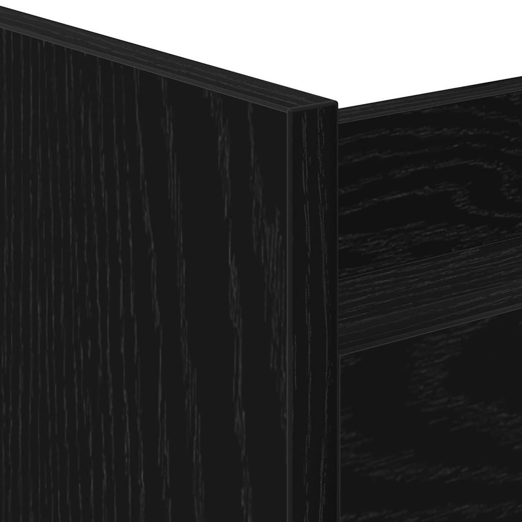 Chariot de Rangement Étroit Chêne noir 60 x 20 x 82 cm - XIOS