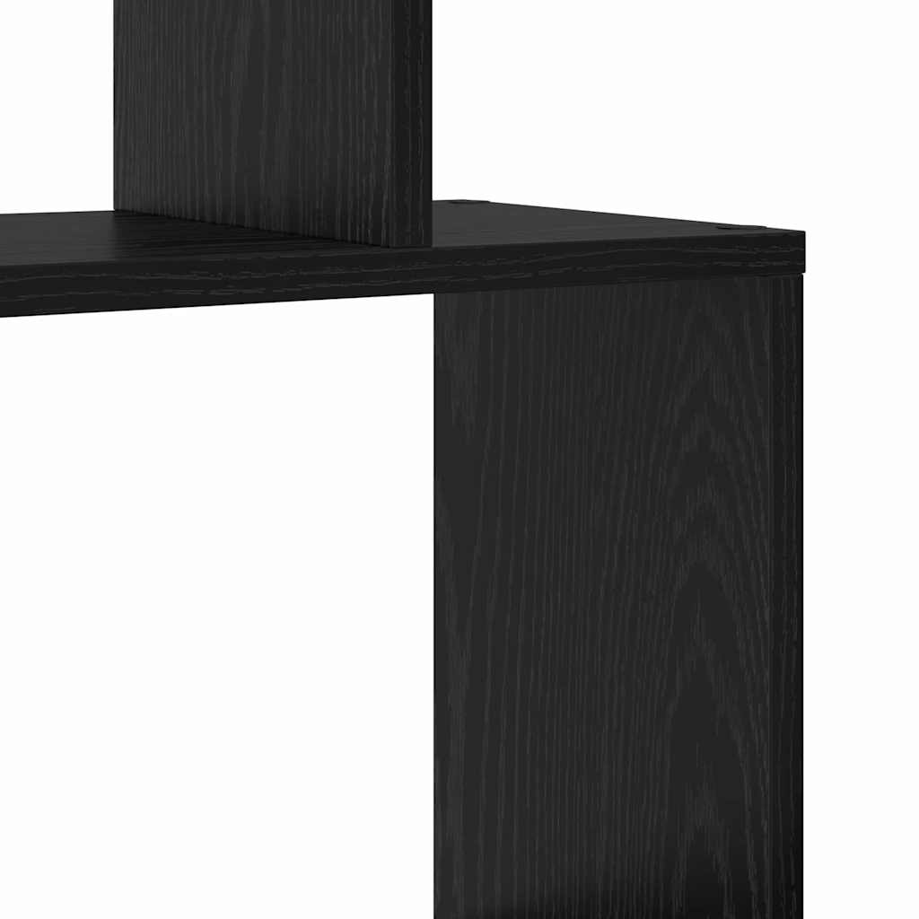 Bibliothèque Noir 70 x 24 x 193.5 cm Bois d'ingénierie - XIOS
