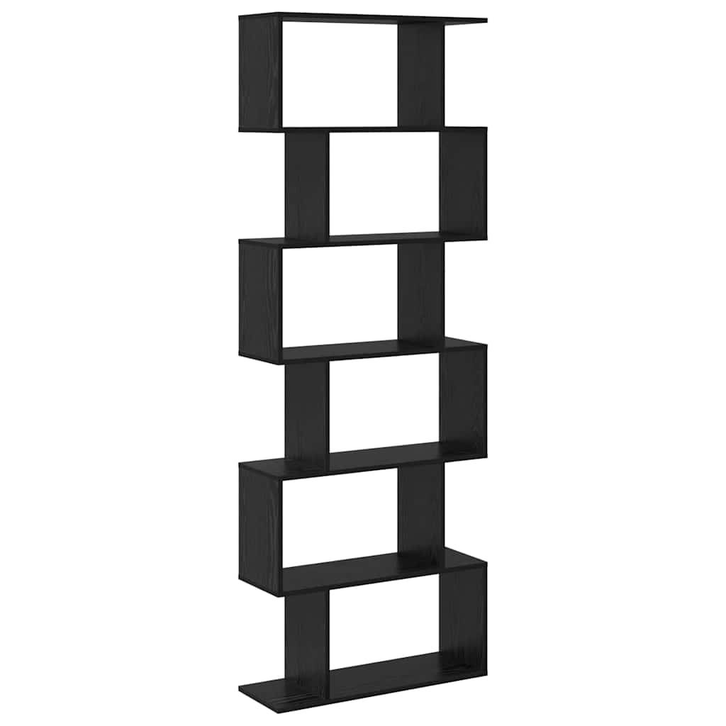 Bibliothèque Noir 70 x 24 x 193.5 cm Bois d'ingénierie - XIOS