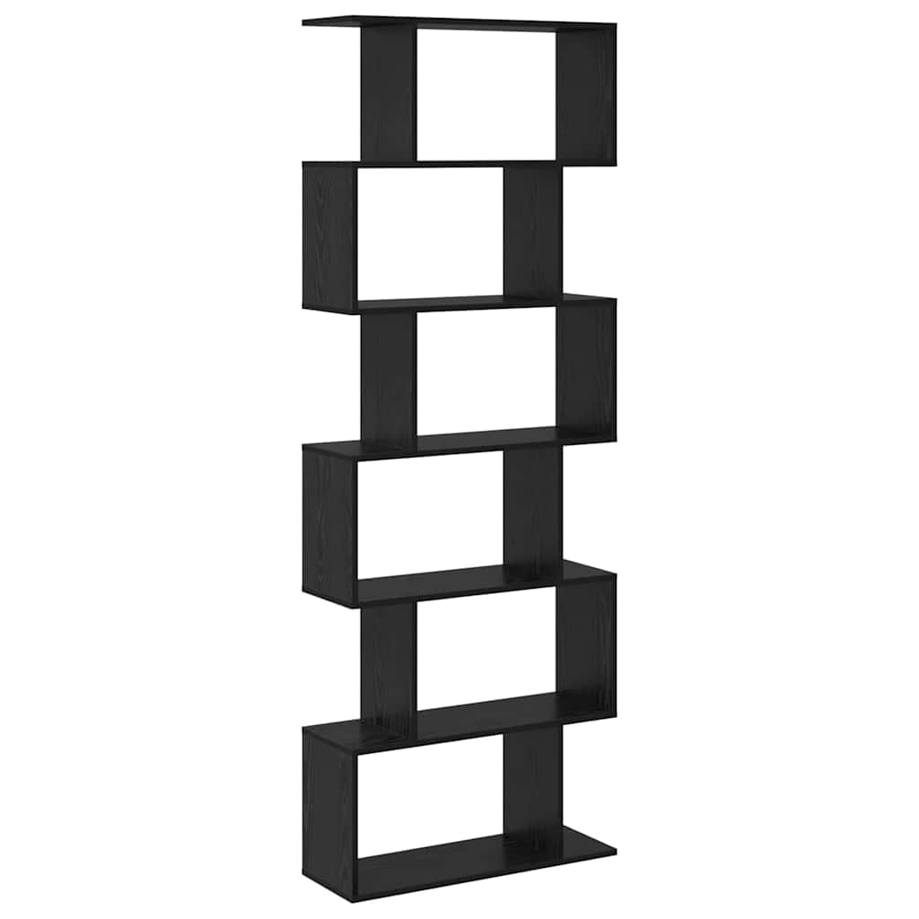 Bibliothèque Noir 70 x 24 x 193.5 cm Bois d'ingénierie - XIOS