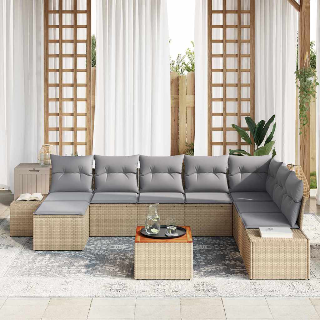 9 pc Beige