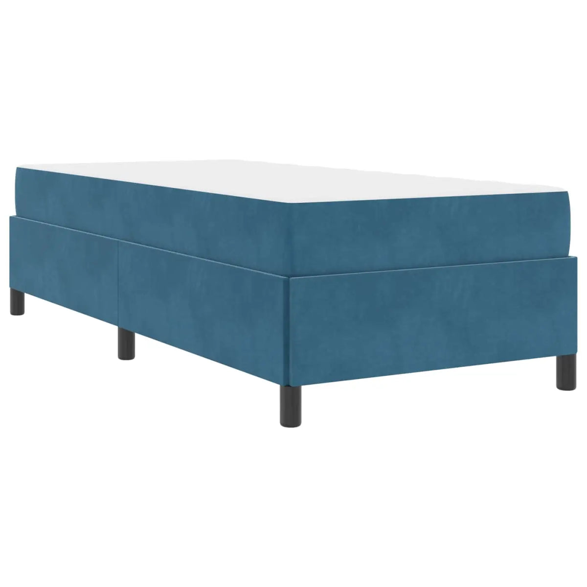 Cadre de lit Bleu foncé 90 x 190 cm tissu - XIOS