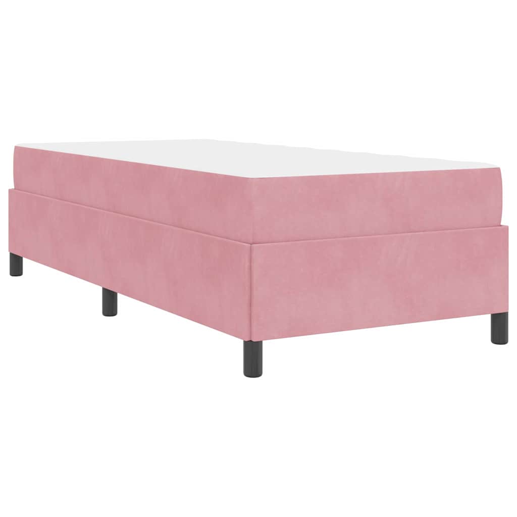 Cadre de lit Rose 90 x 190 cm tissu