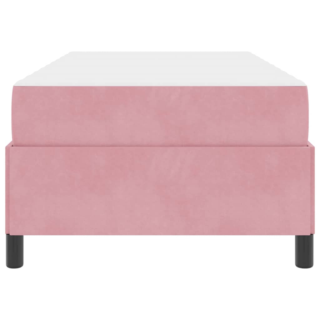 Cadre de lit Rose 90 x 190 cm tissu