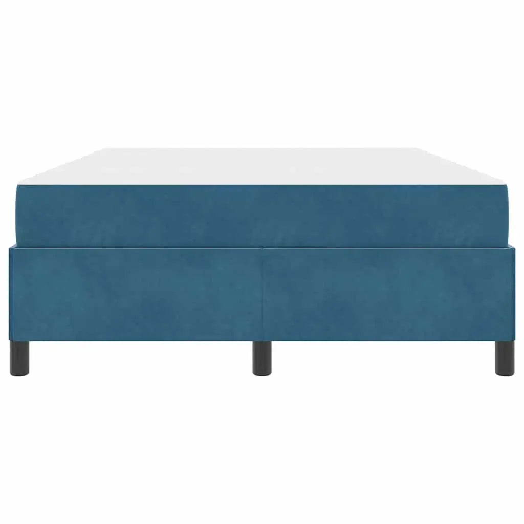 Cadre de lit Bleu foncé 140 x 190 cm tissu - XIOS
