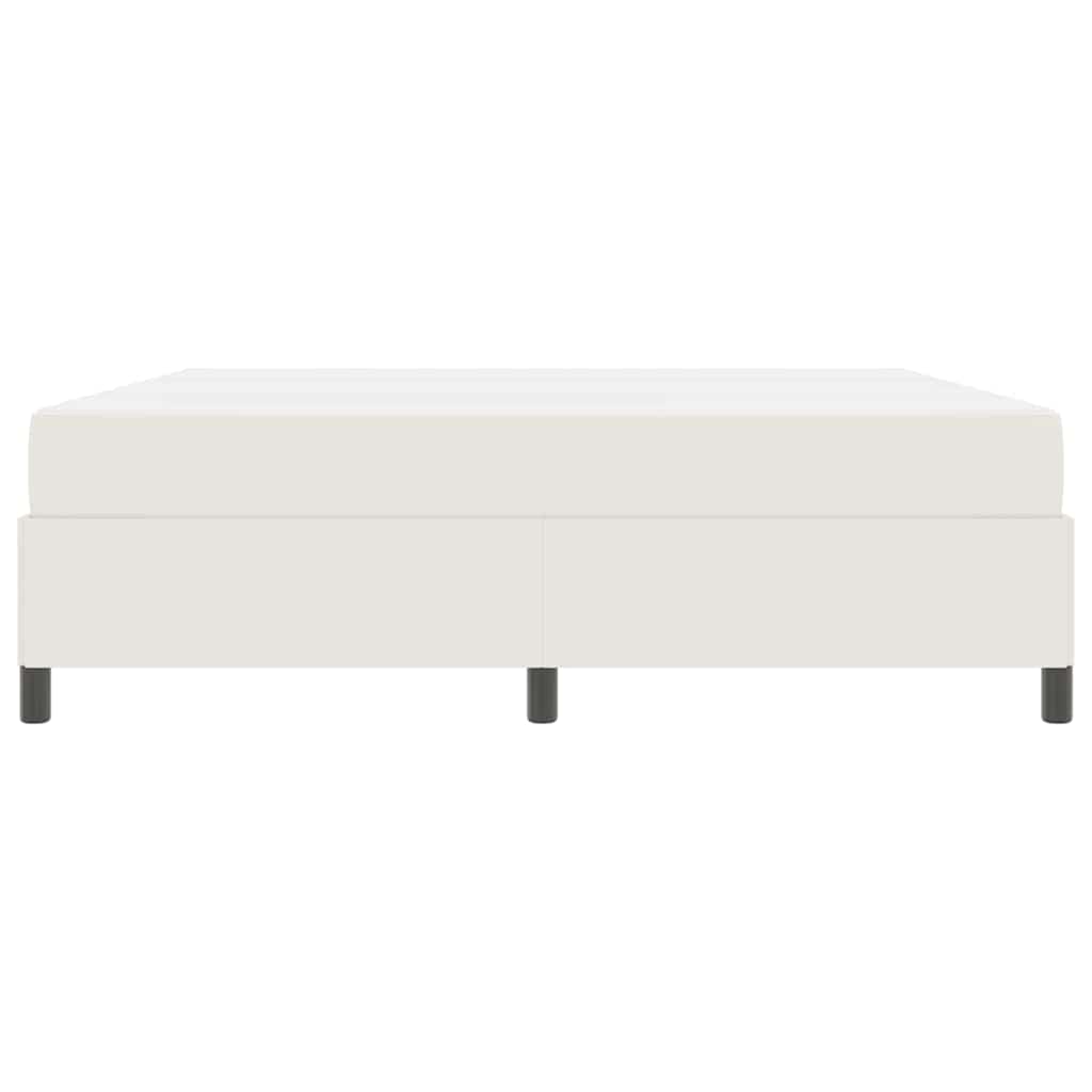 Cadre de lit avec matelas Crème 180 x 200 cm tissu - XIOS