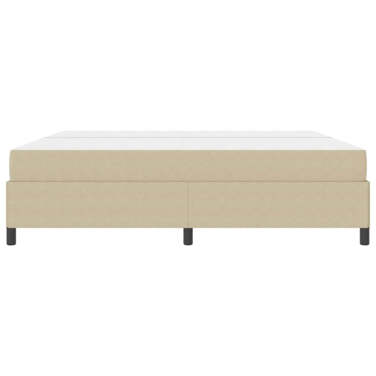 Cadre de lit avec matelas Gris Vert Clair 200 x 200 cm tissu - XIOS