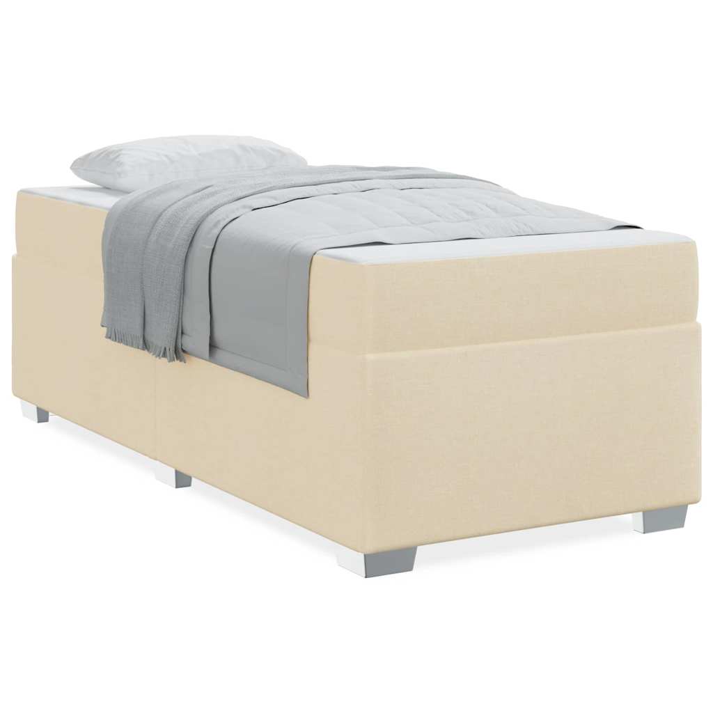Cadre de lit Crème 80 x 200 cm tissu - XIOS