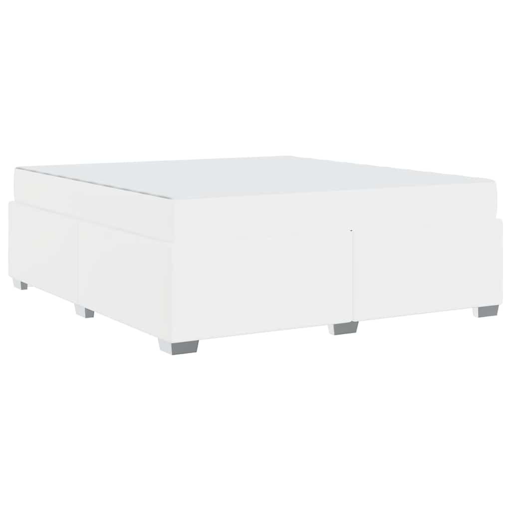 Cadre de lit Blanc 180 x 200 cm Faux cuir - XIOS