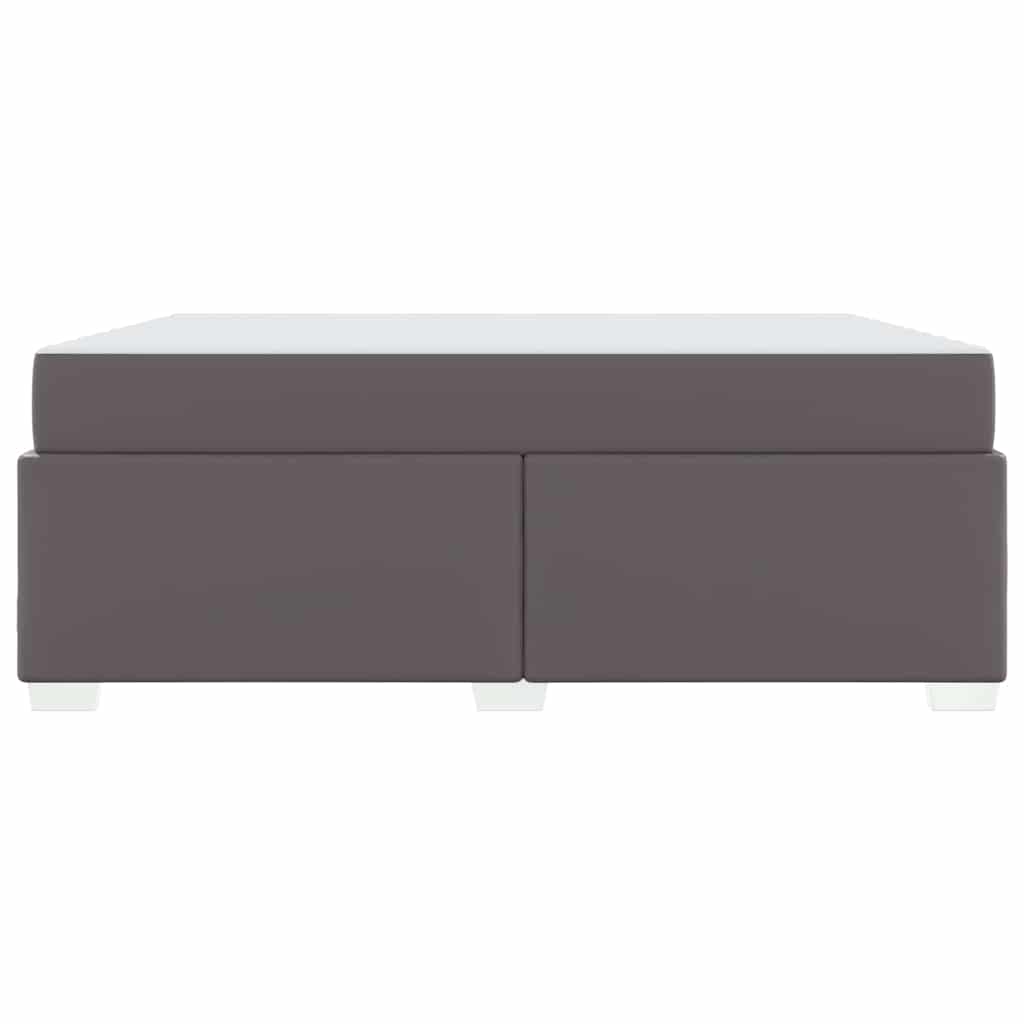 Cadre de lit Gris 180 x 200 cm Faux cuir - XIOS