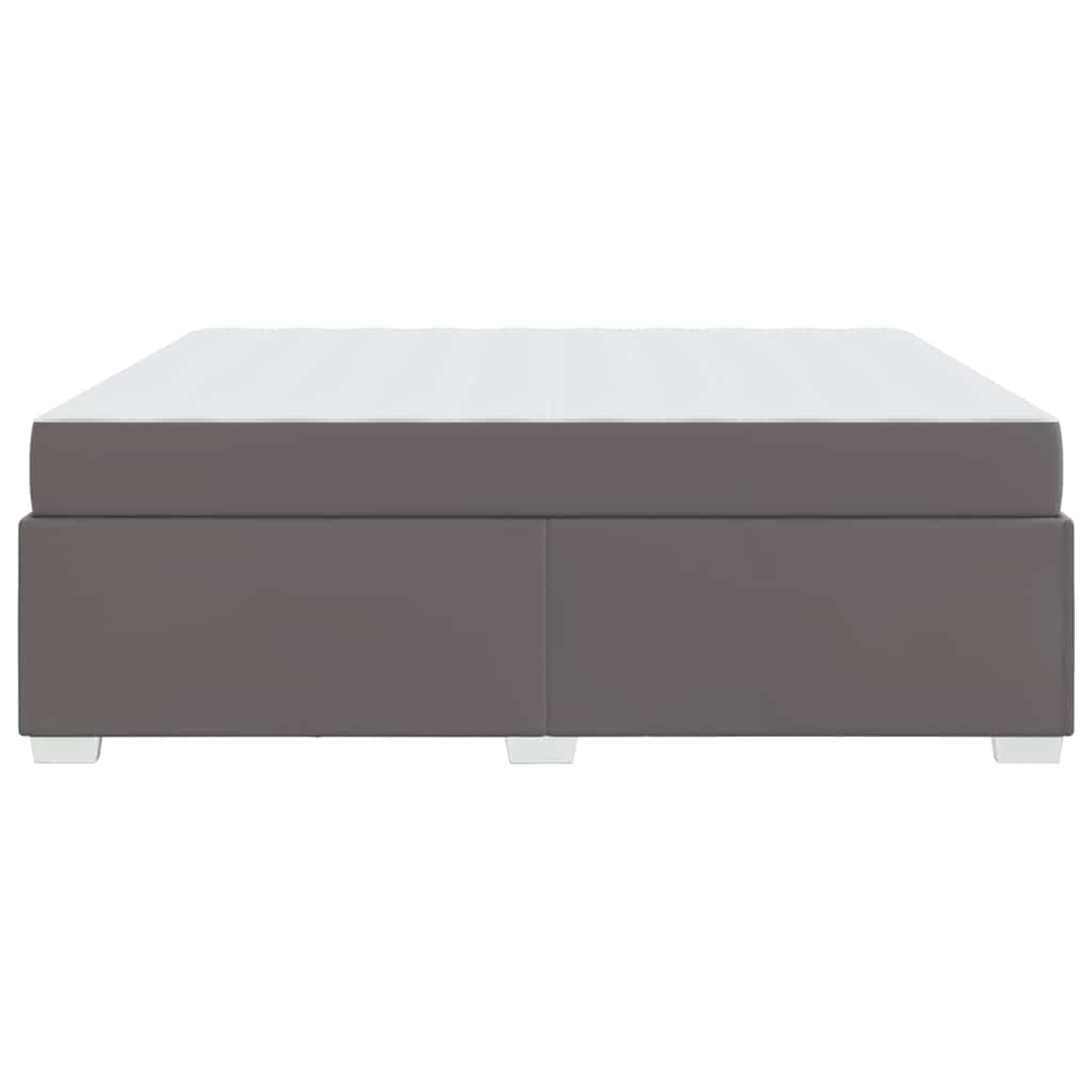 Cadre de lit Gris 180 x 200 cm Faux cuir - XIOS
