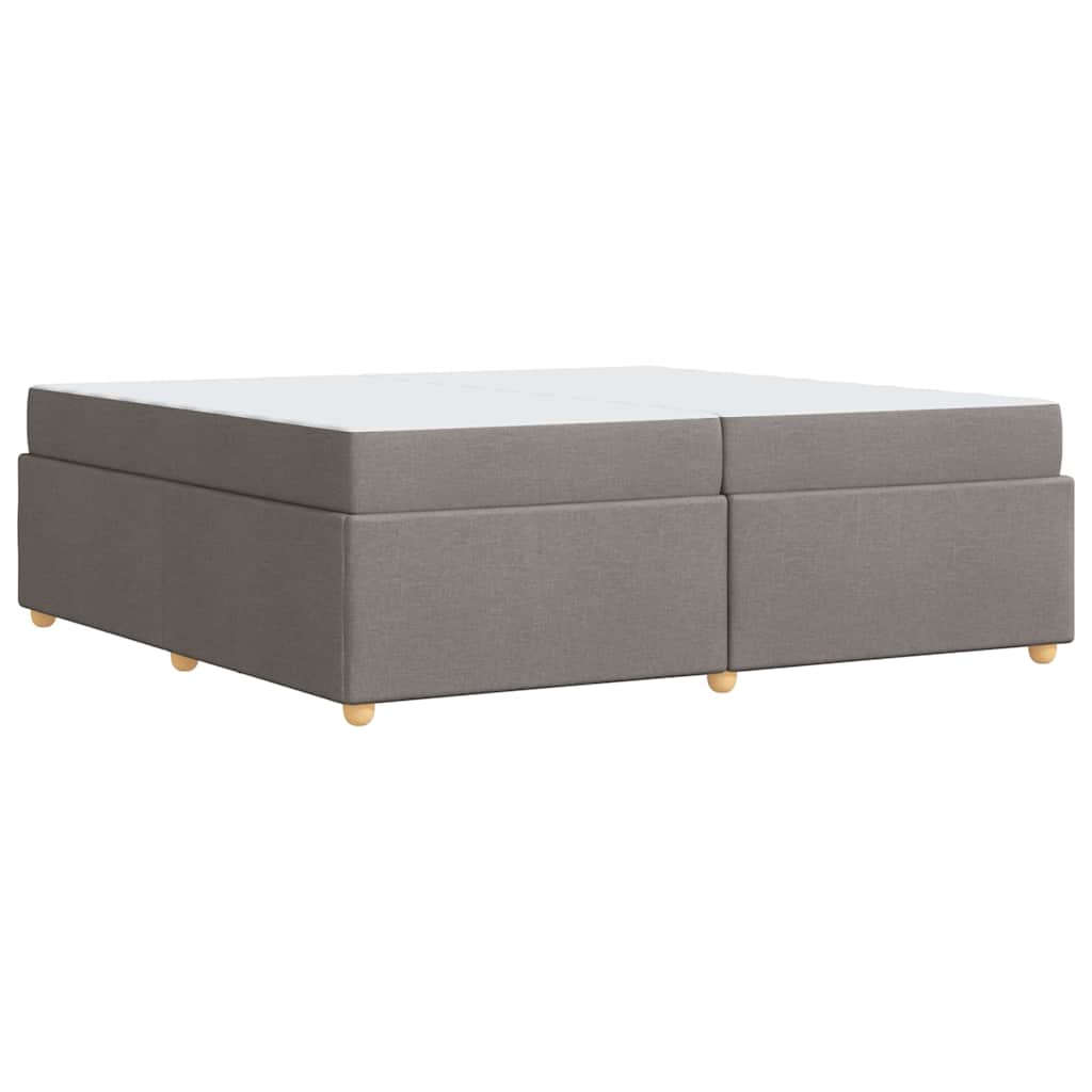 Cadre de lit Taupe 200 x 200 cm tissu
