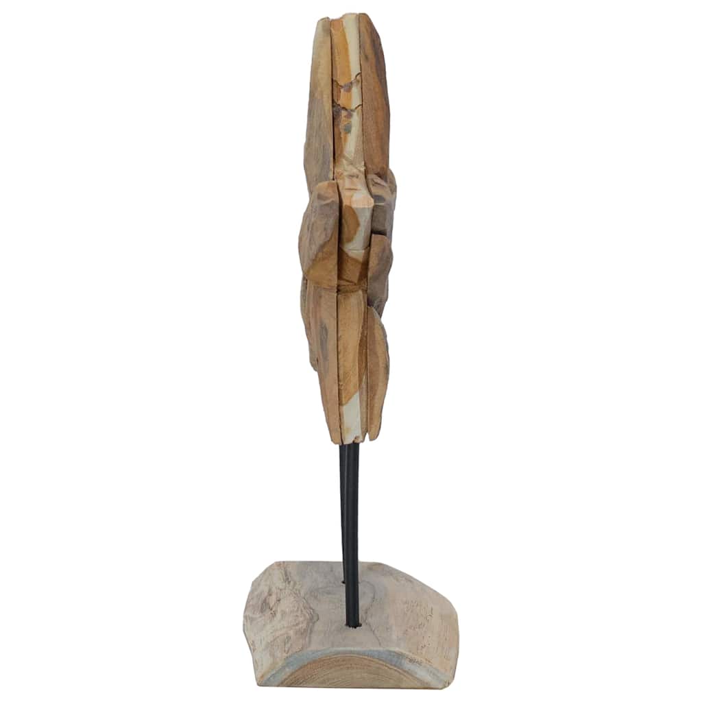 Étoile de Noël Marron 30 x 5 x 45 cm Bois de teck massif - XIOS