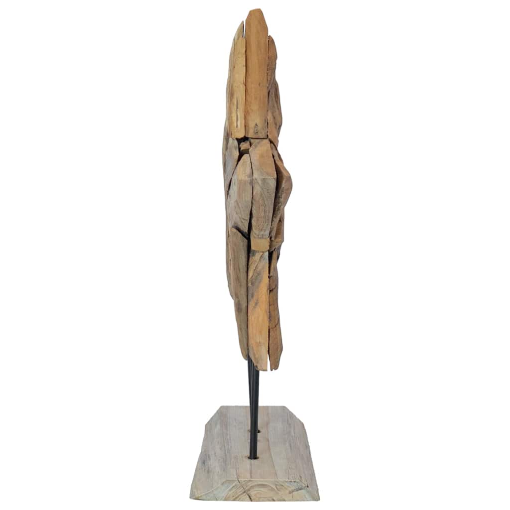 Étoile de Noël Marron 45 x 5 x 60 cm Bois de teck massif - XIOS