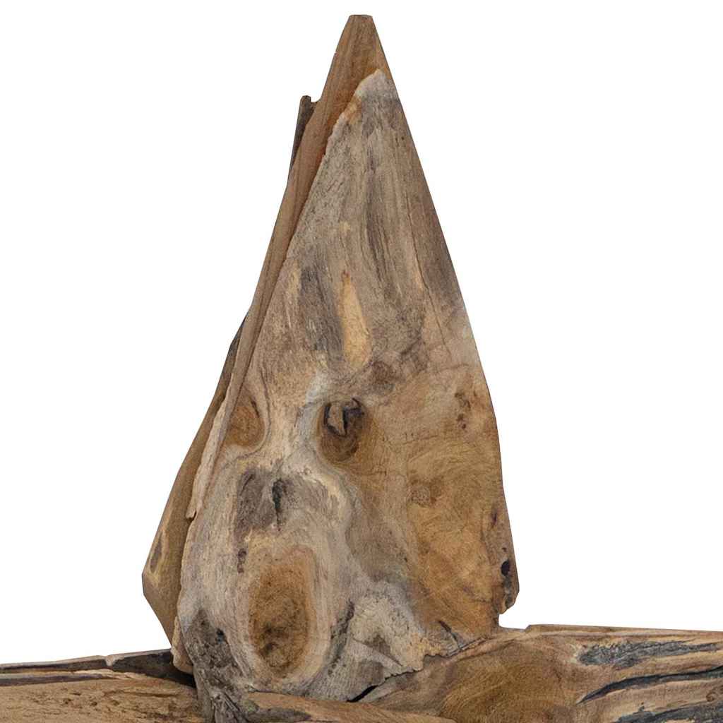 Étoile de Noël Marron 60 x 5 x 75 cm Bois de teck massif - XIOS