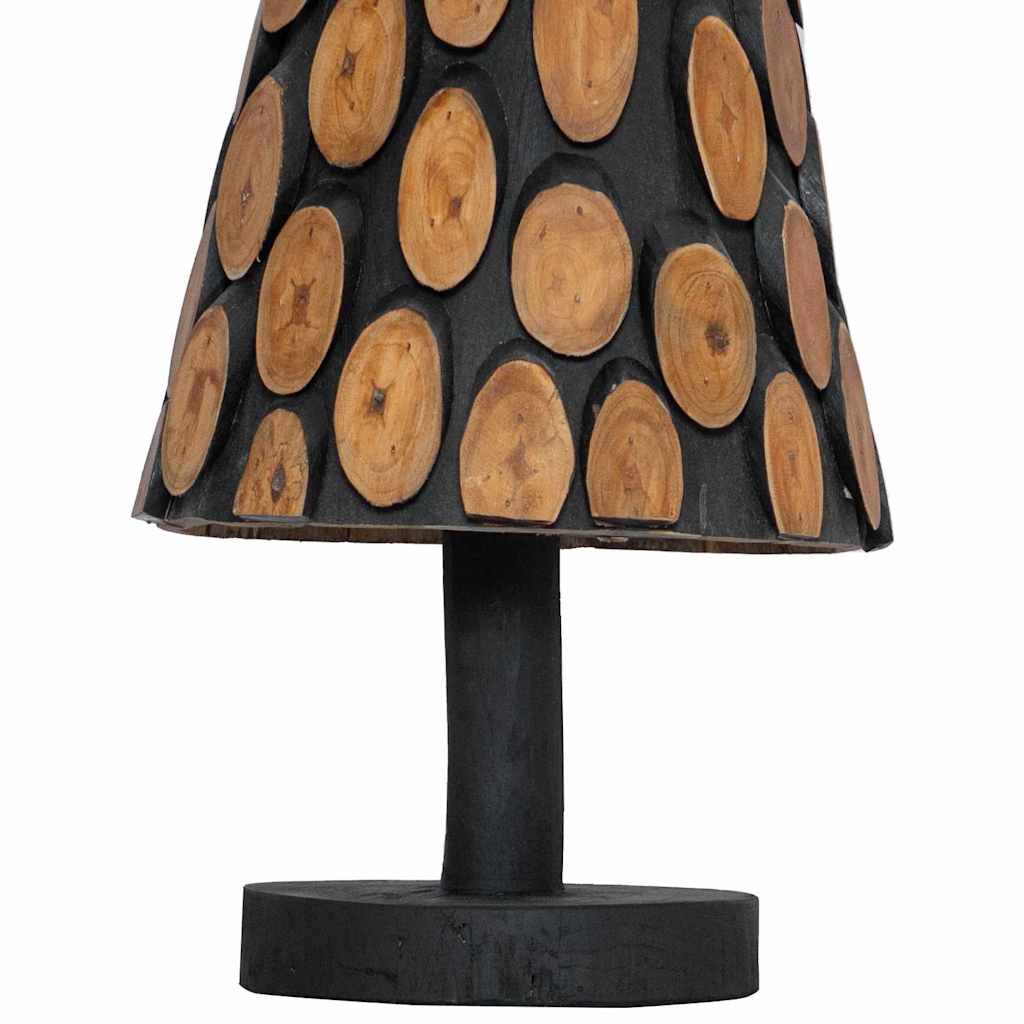 Sapin de Noël avec support Marron 90 cm Bois de teck solide - XIOS