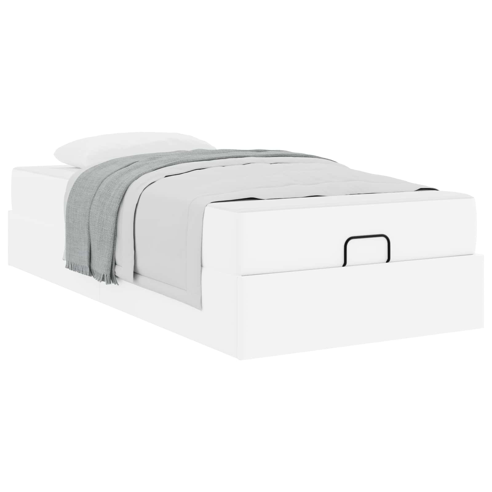 Cadre de lit avec matelas Autre 2 pcs Blanc PVC - XIOS