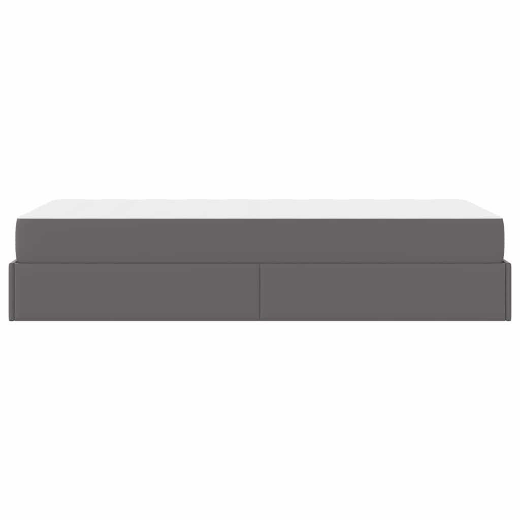 Cadre de lit avec matelas Autre 2 pcs Gris PVC - XIOS