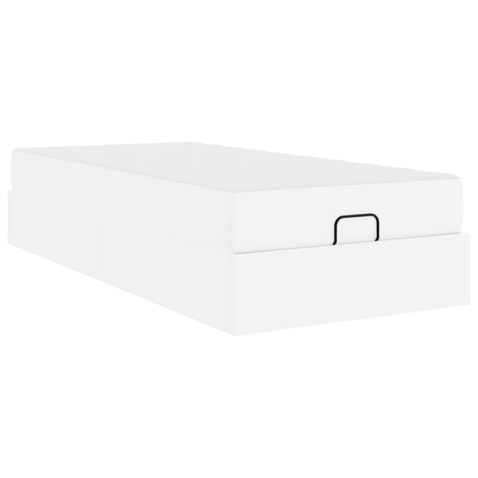 Cadre de lit avec matelas Autre 2 pcs Blanc PVC - XIOS