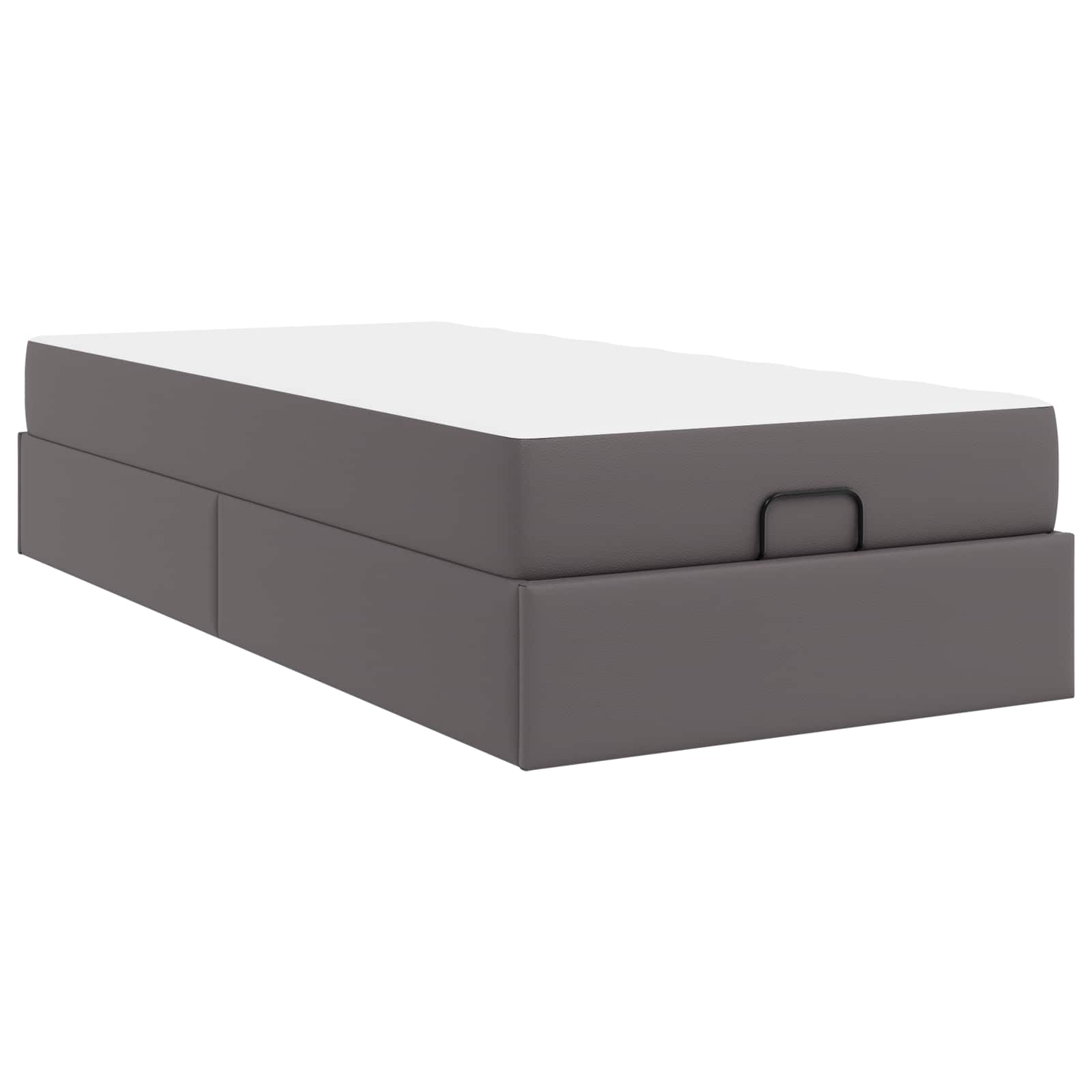 Cadre de lit avec matelas Autre 2 pcs Gris PVC - XIOS