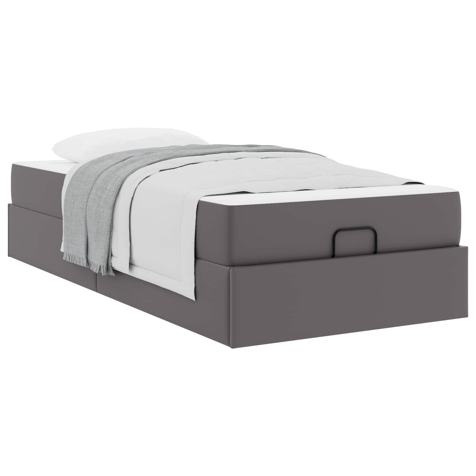 Cadre de lit avec matelas Autre 2 pcs Gris PVC - XIOS